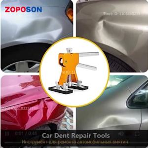 Bộ Dụng Cụ Sửa Chữa Vết Lõm Không Cần Sơn Zoposon Dụng Cụ Hút Vết Lõm Tự Động Với Súng Bắn Keo EU/US Để Loại Bỏ Vết Lõm Thân Xe