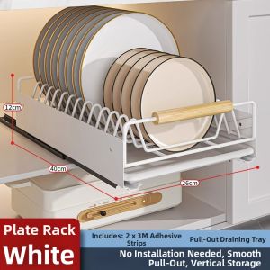 Stainless Steel Drawer-type Drying Dish Rack