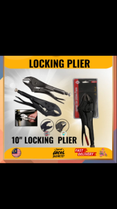 MTM 10" Curved Jaw Locking Pliers PREMIUM 10 INCH LOCKING PLIER / CURVED JAW LOCKING PLIER / VISE GRIP / GRIPE PLIER