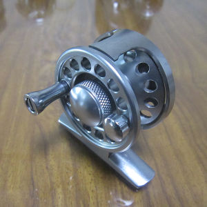 round Full Metal Fishing Reel with Drag Ice Fishing Wheel Interchangeable Left Right Hand Lightweight Spinning Fly Fishing Reel