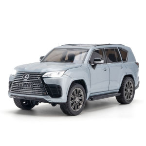 1:24 Scale Lexus LX600 Alloy Car Model Diecast Car Sound Light Car Lovers Collection Kids Birthday Gift Metal Boys Toys