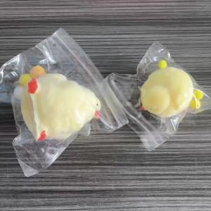 Squishy Simulation Yellow Chicken Stress Ball Squeeze Toys Super Soft Fidget Toy ASMR Sensory Anti Stress Toys for Adults