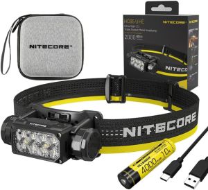 NITECORE HC65 UHE 2000Lumens Headlamp USB-C Rechargeable Include Battery