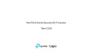 TP-Link Tapo C225 2K QHD CCTV Camera connect cellphone Indoor 360° rotation Pan/Tilt WIFI Connect Home Security  Camera Starlight Night Vision | AI Smart Detection  Night Vision Two-Way Audio Easy-Setup