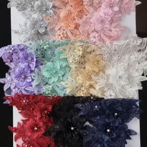 Lace Bordir Crystal Import Wedding Lace