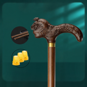 MOQILIN | Elderly Slip-resistant Lightweight Wooden Cane