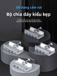 NUOMEIDA | Ổ Cắm Nguồn Đọc Thẻ SD TF Hub USB