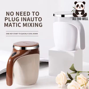 Automatic Stirring Cup Mug Rechargeable Portable Coffee Electric Stirring Stainless Steel Rotating Magnetic Home Drinking Tools