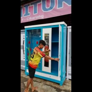 Lemari Gamis 4 Pintu / Lemari Baju / Rak Gamis