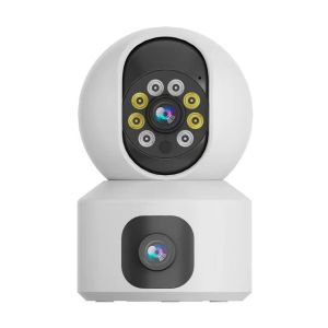New!!V380 Pro กล้องวงจรปิดไร้สาย หน้าจอคู่ Color Full HD ​8ล้านพิกเซล Night Vision AI โมบายแทรคเกอร์ Dual ip camera คมชัด8MP กล้องเลนส์คู่ WiFi หน้าจอคู่ เสียงสองทาง