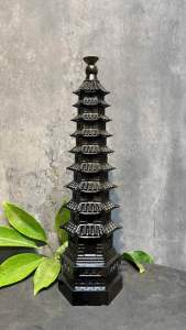 tháp văn xương phong thủy cầu đỗ đạt công danh sự nghiệp có 2 loại gỗ kích thước cao 30-10-10cm