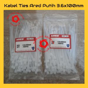 (1 Pack) Kabel Ties 3.6x100mm / Kabel Tis / Cable Ties 10cm (100 pcs)