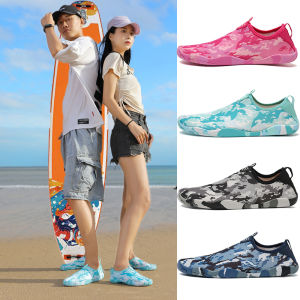 Mens Beach Shoes One-Step Slip-On Anti-Slip Surfing Swimming Shoes Womens Paddle Board Surfing Shoes Casual Sport Style