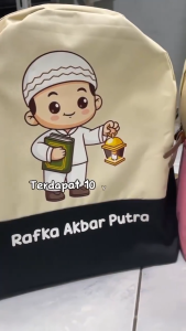 Tas Ransel Sekolah Anak SD/Tk Karacter Kuromi Free cetak nama