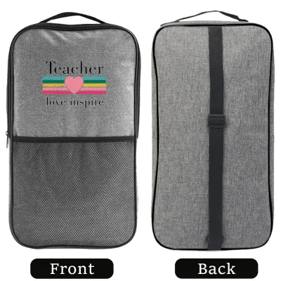 Grey Pickleball Bag Pickleball Duffel Bag Single Strap With Top Handle Lightweight Pickleball Backpack Teacher Series
