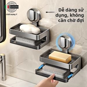 Hộp Đựng Xà Phòng Treo Tường Có Khe Thoát Nước