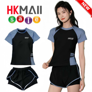 ชุดว่ายน้ำผู้หญิง สีเทา กางเกงมีซับใน ผ้าแห้งเร็วใส่สบายไม่ร้อน ระบายอากศได้ดี ขนาดสินค้า เสื้อรอบอก30นิ้ว ยาว19นิ้ว กางเกงรอบเอว22นิ้ว ยาว9นิ้ว (ขนาดก่อนยืด) สินค้าพร้อมส่ง