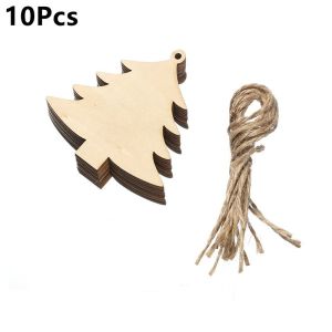 Christmas Decoration Wooden Pendant Hanging Christmas Tree Ornament DIY for Home Room Decor New Year 2026 Party Gift Accessory