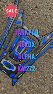 AKSESORIS TANKPAD/DECKPAD KARPET ATAS MOTOR YAMAHA AEROX ALPHA TURBO/CYBERCITY/STANDARD BAHAN KARET