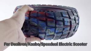 Lốp Đặc 11 Inch Cho Xe Tay Ga Dualtron Thunder Kaabo Zero Giảm Xóc 90/65-6.5 Phụ Kiện Bánh Xe Chống Cháy Nổ