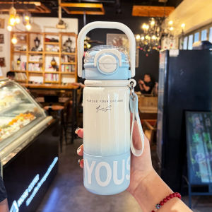 Cốc Nước Giữ Nhiệt Bằng Thép Không Gỉ 316 Dành Cho Trẻ Em Cốc Nước Có Ống Hút Dùng Cho Học Sinh Đi Học Cốc Nước Giữ Nhiệt Cho Bé Gái