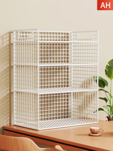 WUBUWEI | Dual Layer Desktop Organizer Snack and Cup Rack