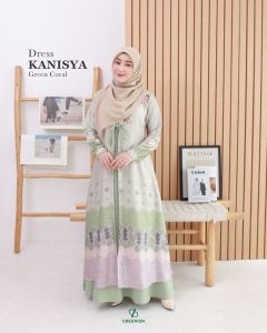 KANISYA DRESS BY GREENISM BAJU ELEGAN BAJU MUSLIMAH