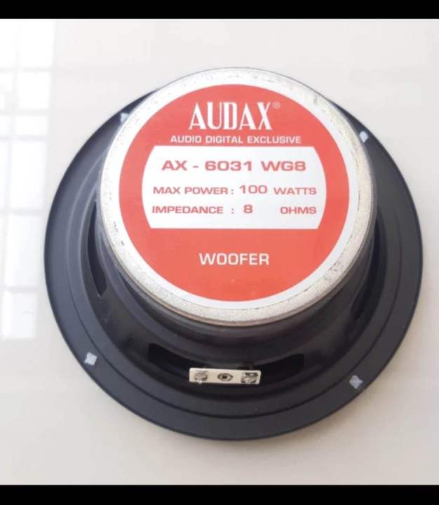 AUDAX Speaker Inch Daya 100 Watt Woofer AX-6031 ASLI Speaker