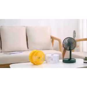 Kipas Angin Lipat 1800 MAh Kipas Angin Meja 180 Derajat Mini Fan Portable Kipas Meja Mini Kipas Standing Murah