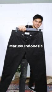 MARUSO Celana Panjang Chinos Pria Reguler Fit RITZY 1 Cream Twill Non Stretch