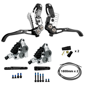 ZRACE | ZRACE M2 Phanh Xe Đạp Thủy Lực Nhẹ CNC Cho MTB Flat Bar Gravel BMX Đua Xe Đạp Má Phanh Đĩa
