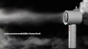 ❄️พัดลมมือถือ❄️พัดลมความเร็วสูง พัดลมพกพา 100 ระดับ Type-C ชาร์จไฟได้ ทํางานเงียบ จอแสดงผล LED ความจุขนาดใหญ่และทนทาน