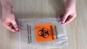 100pcs Specimen bag / Biohazard 6x9 atau 15x23cm