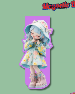 Cute 3D Cosplay Anime Magnetic Bookmark - 2x4 inches- sold per pc - Decoration Collectibles and Souvenirs