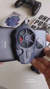 Quạt tản nhiệt gaming MEMO AK03/K02 - Nút bấm auto táp kèm quạt tản nhiệt chơi PUBG Mobile chơi game