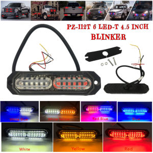 CPA PZ-112T 4.5 1PC Ultra Slim 12 LED Strobe Lights for Truck Car Vehicle LED Mini Grille Warning Light