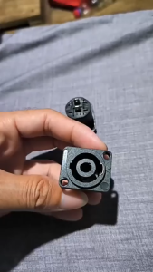 Speak on Terminal Back Plate speakon adapter audio cable connector speak on Terminal Speak On Connector