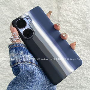 YOONIA Liquid Silicone Phone Case for IQOONEO9 Full Cover Rainbow Pattern Protective Shell Shockproof Simple Style Vivo Model