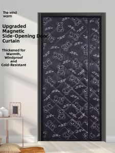 ZTION | Windproof and Insulated Thick Door Curtain No-drill