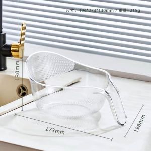 Multipurpose Drain basket，Kitchen multifunctional cleaning basket rice cleaning basket vegetable and fruit cleaning basket fruit basket