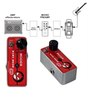 Mooer | MOOER Guitar Effect Pedal Digital Preamplifier Effect Pedal True Bypass Mini Effect Pedal for Guitar Performance Atmosphere