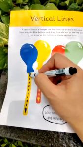 Buku Tulis Belajar Anak & Spidol Bisa Dihapus: Persiapan Masuk SD