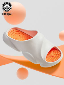 Cool Fun Thick Bottom Slippers: Men's Outdoor Wear & Anti-Slip Soft Bottom Odor-Resistant Sports Slippers