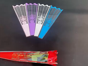 100Pcs Double Rose Package Bag Flower Wrapper Flower Bouquet Wrapping Bag Floral Bouquet Sleeve