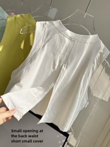 Womens Sporty Sleeveless Yoga Tank Top Breathable Running Shirt Beautiful Back Short Loose Fitness Clothes T-Shirt Cover up