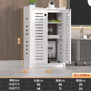 Multimedia Cabinet TV Box Router Storage Shelf Weak Electrics Box Cover Cabinet Living Room Organization PVC Material