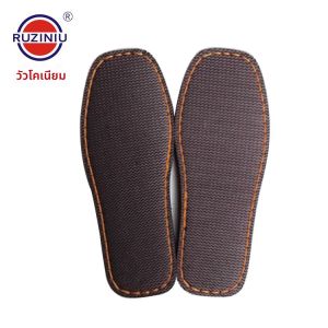 รองเท้าแตะถักมือพื้นนุ่มกันลื่นพื้นยางรองเท้าแตะแบบสวมพื้นแบนสำหรับใส่ในบ้านสำหรับผู้ใหญ่ในฤดูหนาว