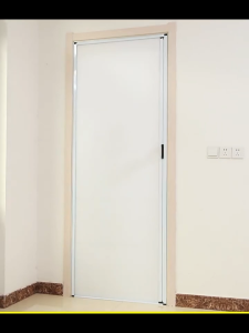 BUILDERS Door Folding sliding door accordion sliding door folding door kitchen bathroom partition door invisible door Lndoor Wardrobe Room simple door Simple Nordi Easy install Track door pvc door for bathroom