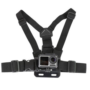 other | Universal Chest Strap Mount Belt for GoPro Hero Series Insta360 X3 X2 DJI Action 4 3 2 Camera Harness for Outdoor POV Shooting A
