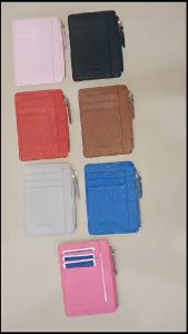 Baellerry Outlet K9113 Dompet Kartu Mini Kecil Muat Banyak Bahan PU Kulit Jeruk Keren Pria Wanita Bisa Pakai